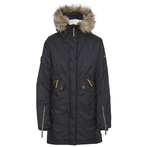 Trespass - Parka imperméable ETERNALLY - Femme (XS) (Noir) - UTTP3617