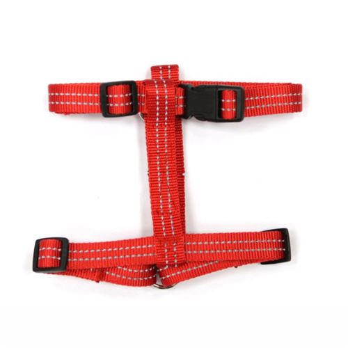 Meilleurs prix pour Harnais pour Chien Coutures Réfléchissantes 50cm Rouge