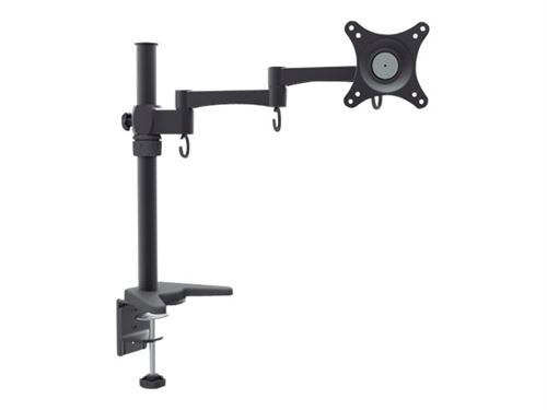 Approx Noir Appsms01 - Kit De Montage (Bras Articulé, Fixation Par Pince Pour Bureau) - Pour Écran Lcd - Taille D'écran : 10"-27" - Interface De Montage : 100 X 100 Mm - Montrable Sur Bureau