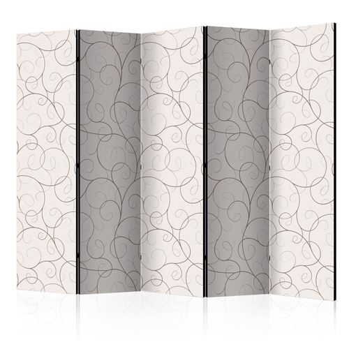 Paris Prix - Paravent 5 Volets black Streamers 172x225cm