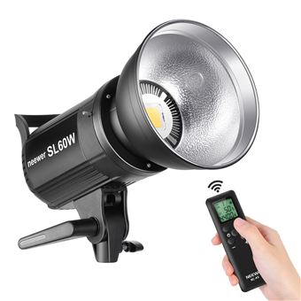 Neewer 176 LED Lumière Réglable 5600K sur Caméra avec Batterie 2200mAh