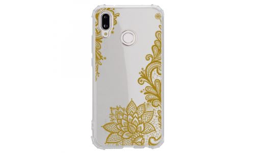 Coque souple pour Huawei P20 Lite avec impression Motifs Lace gold