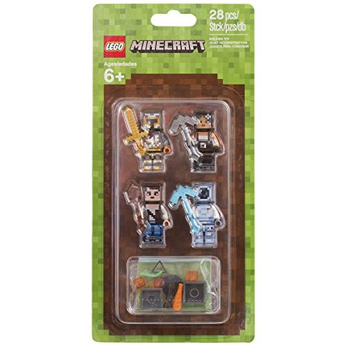 LEGO Minecraft Minecraft Skin Pack 2 853610 Kit de construction (28 pièces)