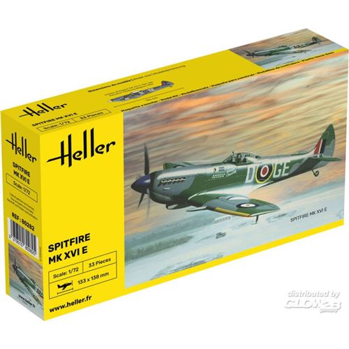 Heller - 80282 - construction et maquettes - spitfire mk xvi - echelle 1/72ème