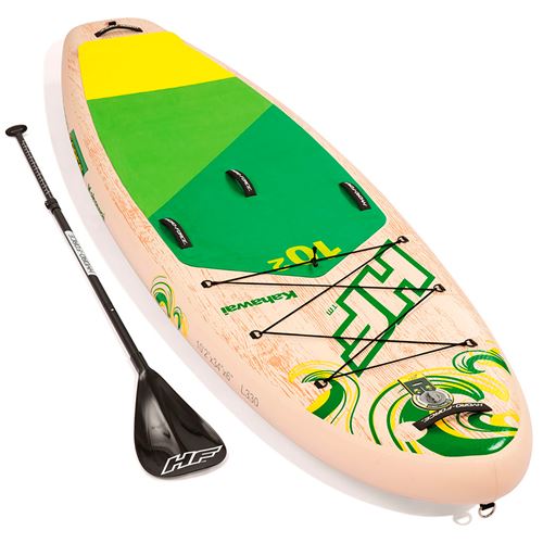 Planche Paddle Surf Gonflable Bestway Hydro-Force Kahawai 310x86x15 cm avec Aviron, Pompe et Sac