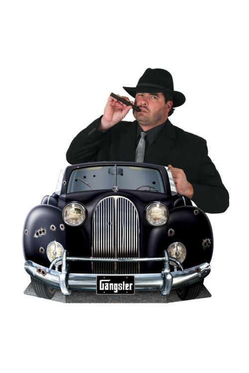 Decor Photo Voiture Gangster - Carton