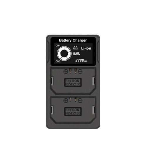 Np-Fz100 Lcd Batterie Double Chargeur Pour Sony Alpha 9 A9 9R A9R 9S A9S A7Riii A7R3 BT403