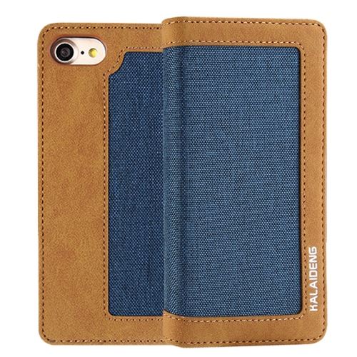 iPhone 8 Iphone 7 Housse Etui Cuir PU Bleu Horizontal ALS48090
