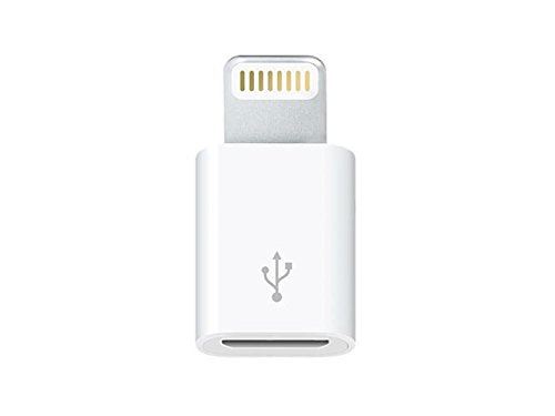 INECK® Adaptateur Lightning compatible Apple Lightning vers Micro USB pour iPhone 5S