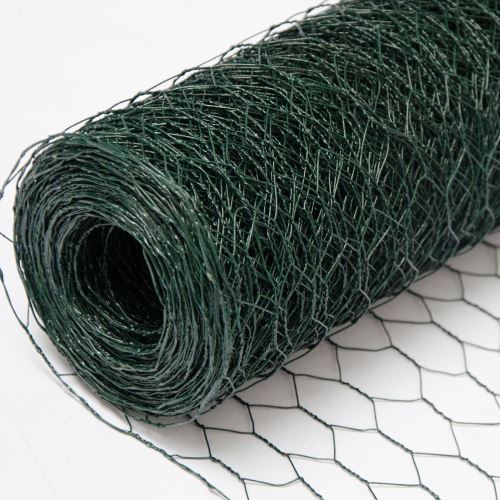 Grillage Métallique pour Cloture Maillage Hexagonal 25x25mm Longueur 25m Hauteur 50cm Clôtur