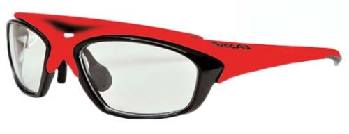 Eassun lunettes de vélo RX verre transparent cadre rouge / noir