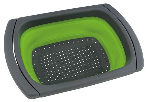 Eurotrail passoire d'évier pliable 56 x 31 cm vert silicone
