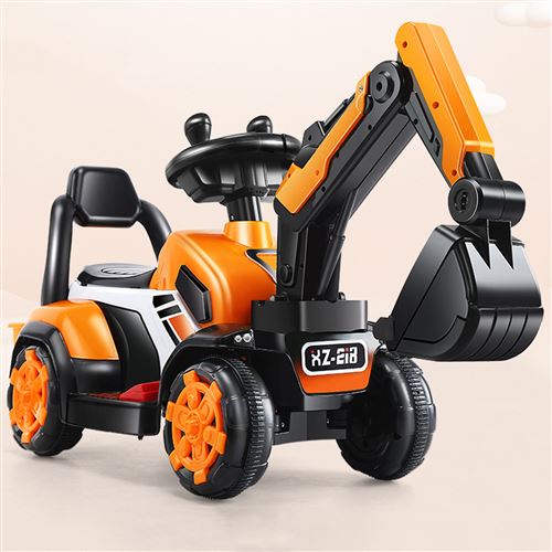 Véhicule Tracteur Insma Excavatrice Trotteur D'équilibre Jouet pour Enfants Jaune