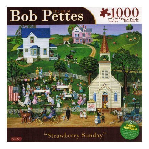 Bob Pettes - Strawberry Sunday - 1000 Pc Puzzle