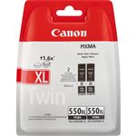 Lot De 4 Cartouches D'encre Cyan Compatible Canon PIXMA - 12ml - Marque Go Inks