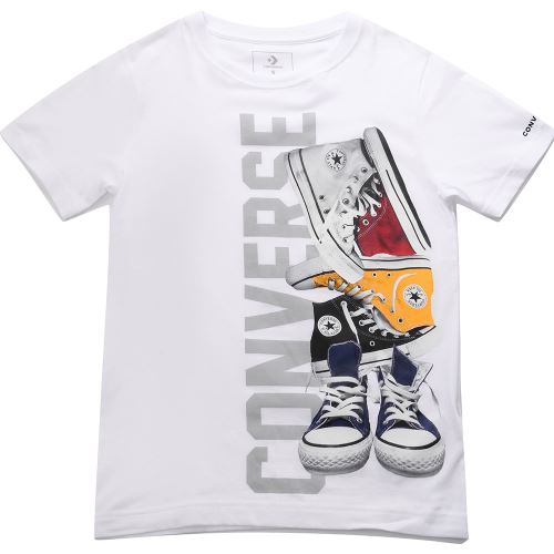 T-shirts Converse Gris 08/10A