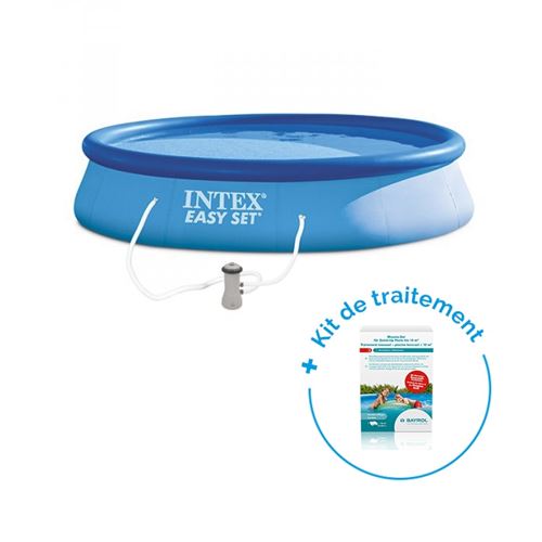 Pack Piscine Autoportee Easy Set Intex 3 96 X 0 84 M Traitement Pour Piscines 10 M Piscine Achat Prix Fnac