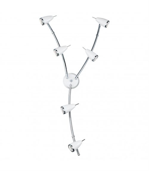 Spot RICCIO 2 6 ampoules blanc