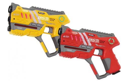 Jamara set Impulsepistolet laser garçons 22 cm jaune/rouge