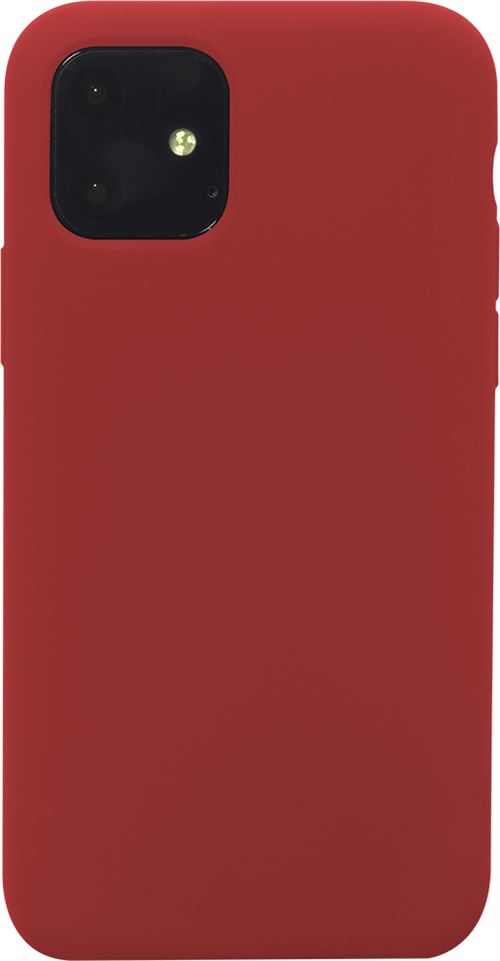 Coque Silicone SoftTouch Rouge pour iPhone 11 Bigben