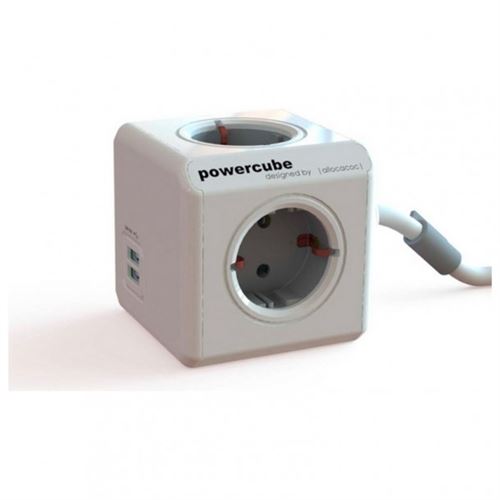 Allocacoc PowerCube extended usb - voedingsverdeeleenheid