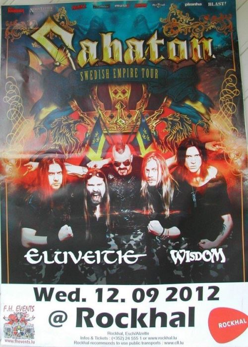 Sabaton - 60x84 cm - AFFICHE / POSTER