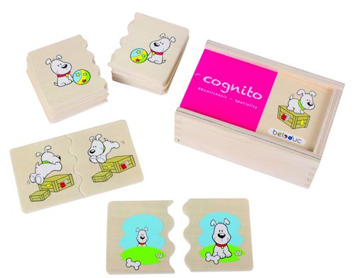 beleduc puzzle cognito - différences d'espace 20 pièces
