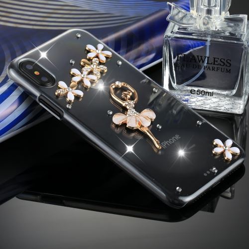 Iphone X / Xs Coque Protection Plastique Fleurs Als80427