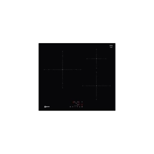 Neff T46UB20X0 - Inductiekookplaat - 3 hobben - Niche - breedte: 56 cm - diepte: 49 cm - zwart - met bovenliggende omlijsting