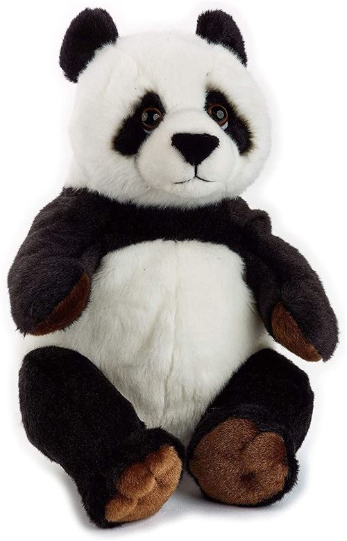 National Geographic peluche panda junior 22 cm en peluche noir/blanc