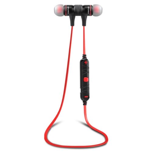 Ecouteur de sport sans fil stéréo bluetooth AWEI UN920BL V4.0 intra-auriculaire - Noir/rouge