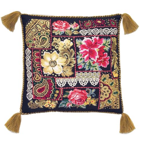 Riolis Coussin Motif floral