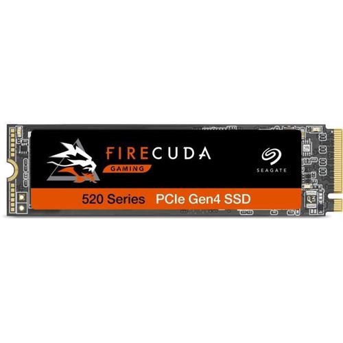 SEAGATE - Disque SSD interne - FireCuda 520 SSD avec interface PCIe 1 To