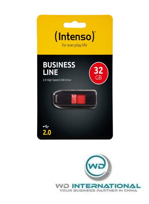 Clé USB Intenso Business Line 32GB Noir / Rouge