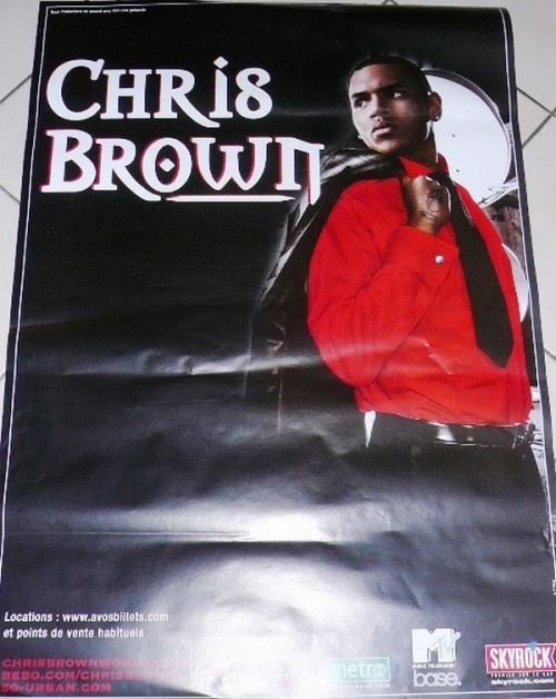 Chris BROWN - 70x100 cm - AFFICHE / POSTER