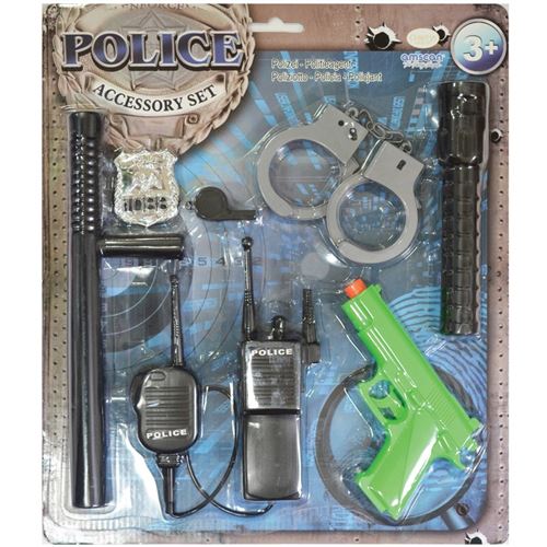 panoplie accessoires police junior 7 pièces - 997580 amscan