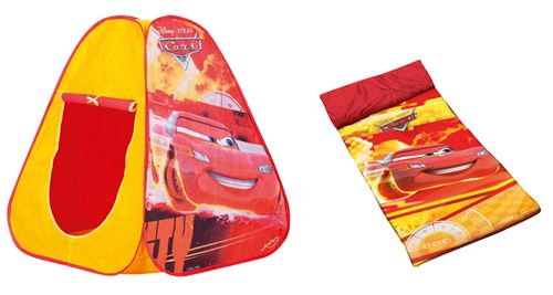 Cars Pop Up Combo Tente+sac De Couchage