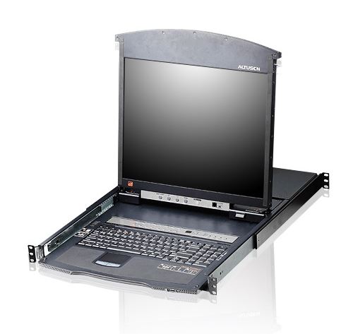 Aten kl1508am 1u noir commutateur écran, clavier et souris (kl1508am-axa-2xk06a1g)