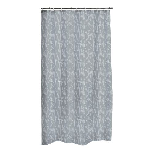 rideau de douche diamant polyester 180*h200cm urban gris clair