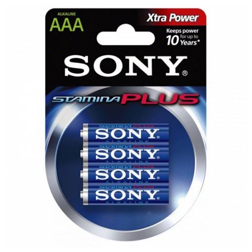 Piles alcalines Sony AAA Alkaline BLUE AM4L-B4D