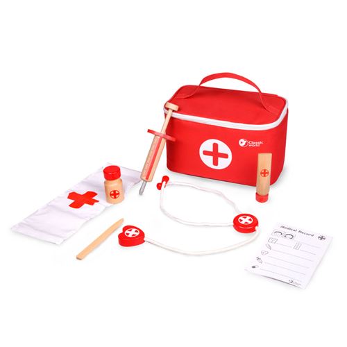 Classic World Doctor Doctor Set avec sac, 8dlg.
