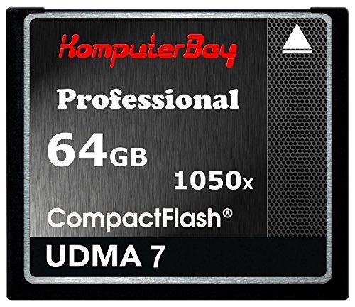 Komputerbay 64gb professional carte compact flash cf 1050x écrire 100 mo / s en lecture 160 mo / s extreme speed udma 7 raw 64 go