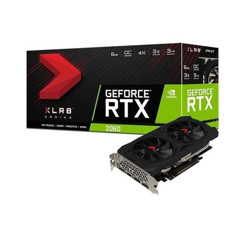 PNY Carte graphique GeForce RTX 2060 6 Go XLR8 Gaming OC Limited Edition