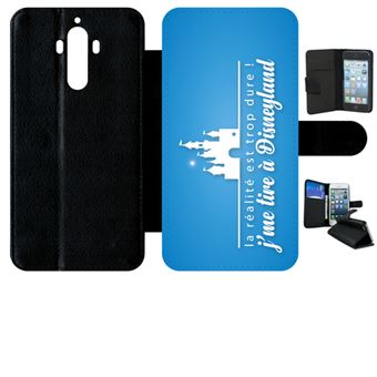 Étui Miroir Coque Huawei Mate 10 Pro Flip Cover Portefeuille PU Cuir