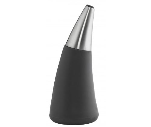 Distributeur de Liquide Vaisselle Design Noir et Chrome Pisa