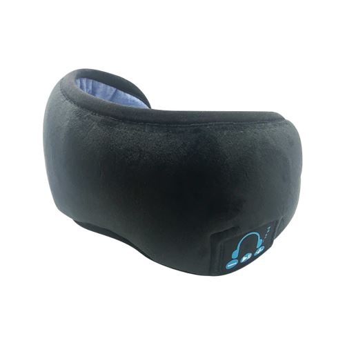 Whitebla®Écouteurs stéréo sans fil masque de sommeil doux yeux de