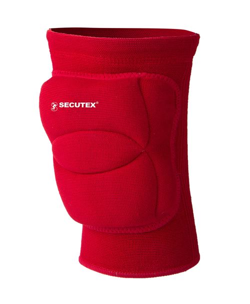 Secutex genouillères unisexe rouge 2 pièces