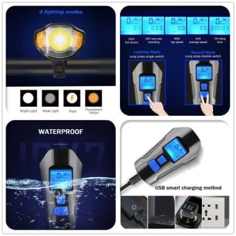 éclairage Arrière De Vélo FAHEFANA Lere Velo USB Rechargeable, LED Lampe Velo Avant Et Arriere Feu Arrière Pour Vélo Route