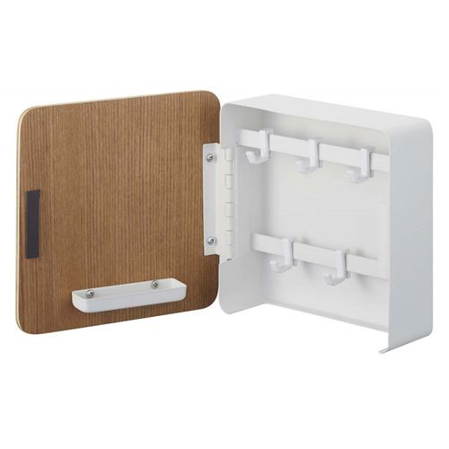 Yamazaki - Boîte à clés magnétique Rin key box blanc