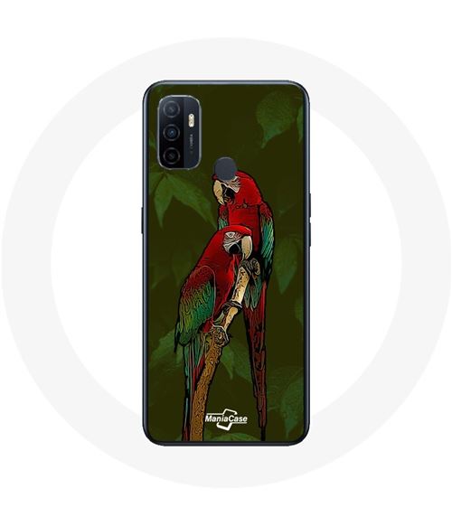 Coque Oppo A53 Pionus Perroquet Rouge Maniacase